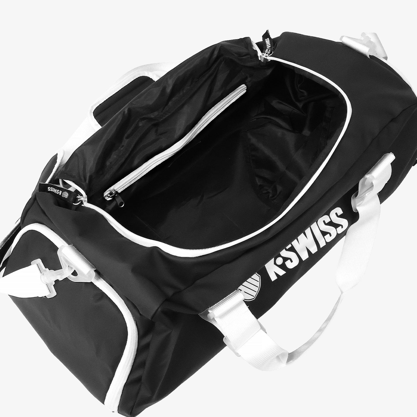 Sports Duffle Unisex Bag - Black White