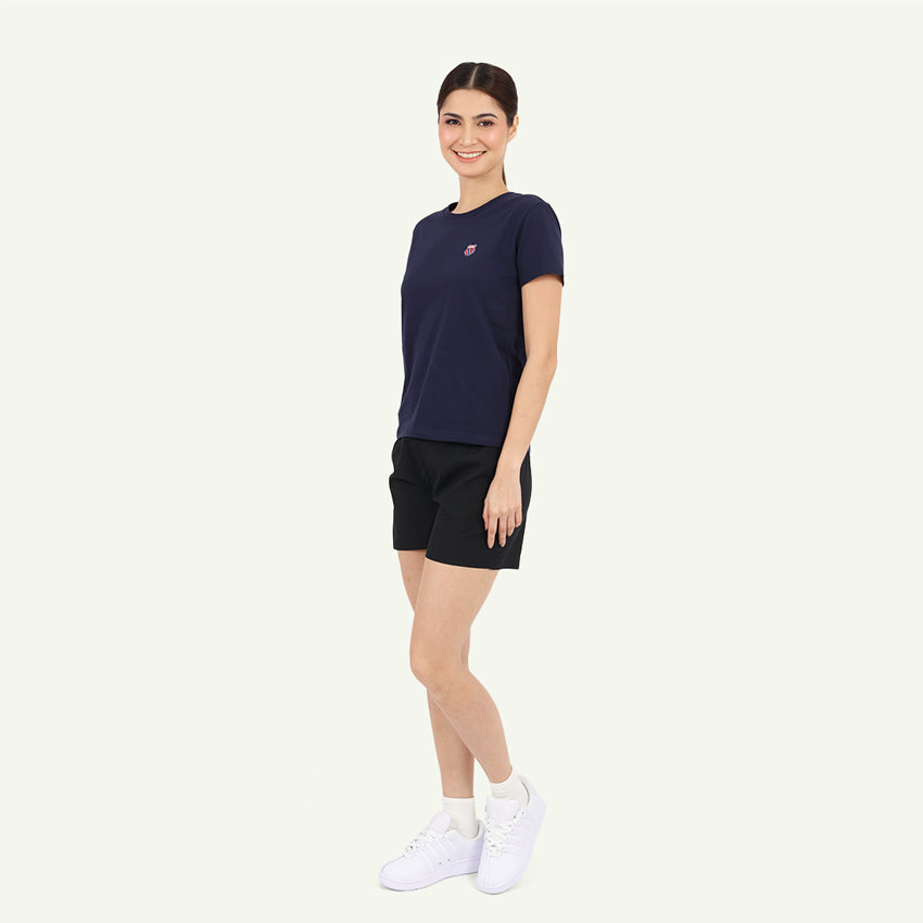 24SS Shield Logo Tee Women's Apparel - Dress Blue