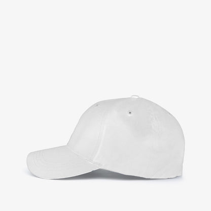 Klassic Baseball Cap Unisex Cap - White