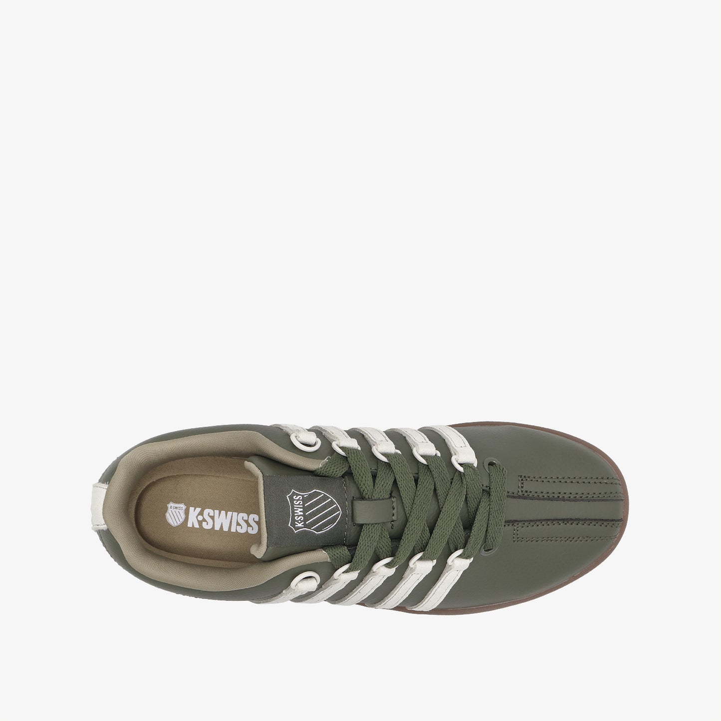 SIX60 Men's Shoes - Army Green Light Brown Beige