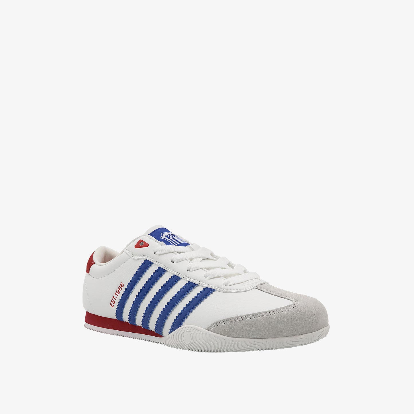 Tempo66 Men's Shoes - OffWhite Royal Blue Red