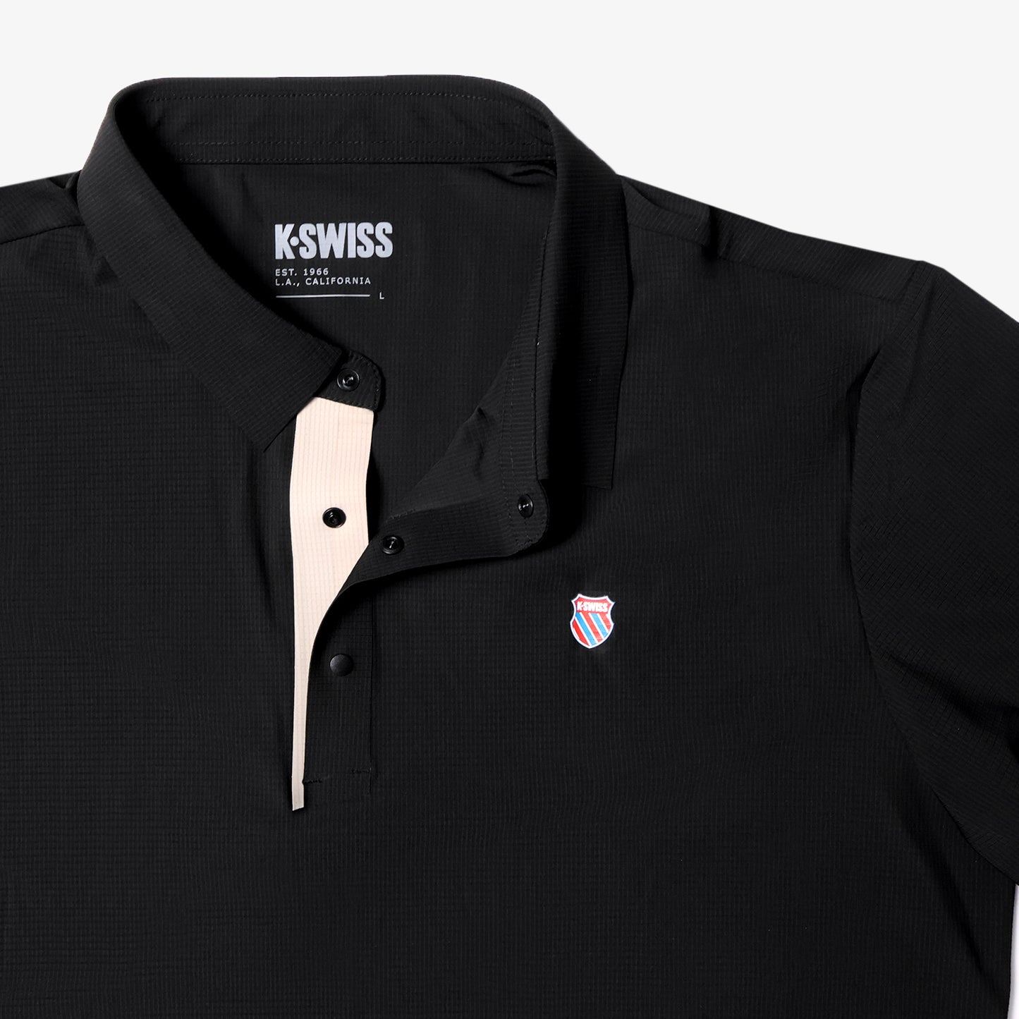 Kswiss Unisex Polo PF - Black