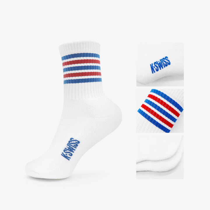 5 Stripes Crew Unisex Socks - Multi Color
