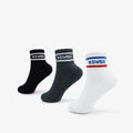 Double Line Ankle Unisex Socks - Multi Color