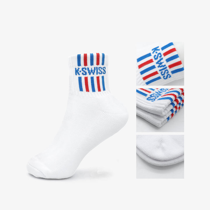 Side Stripes Ankle Unisex Socks - Multi Color
