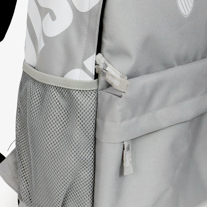 Klassic Backpack Unisex Bag - Grey White