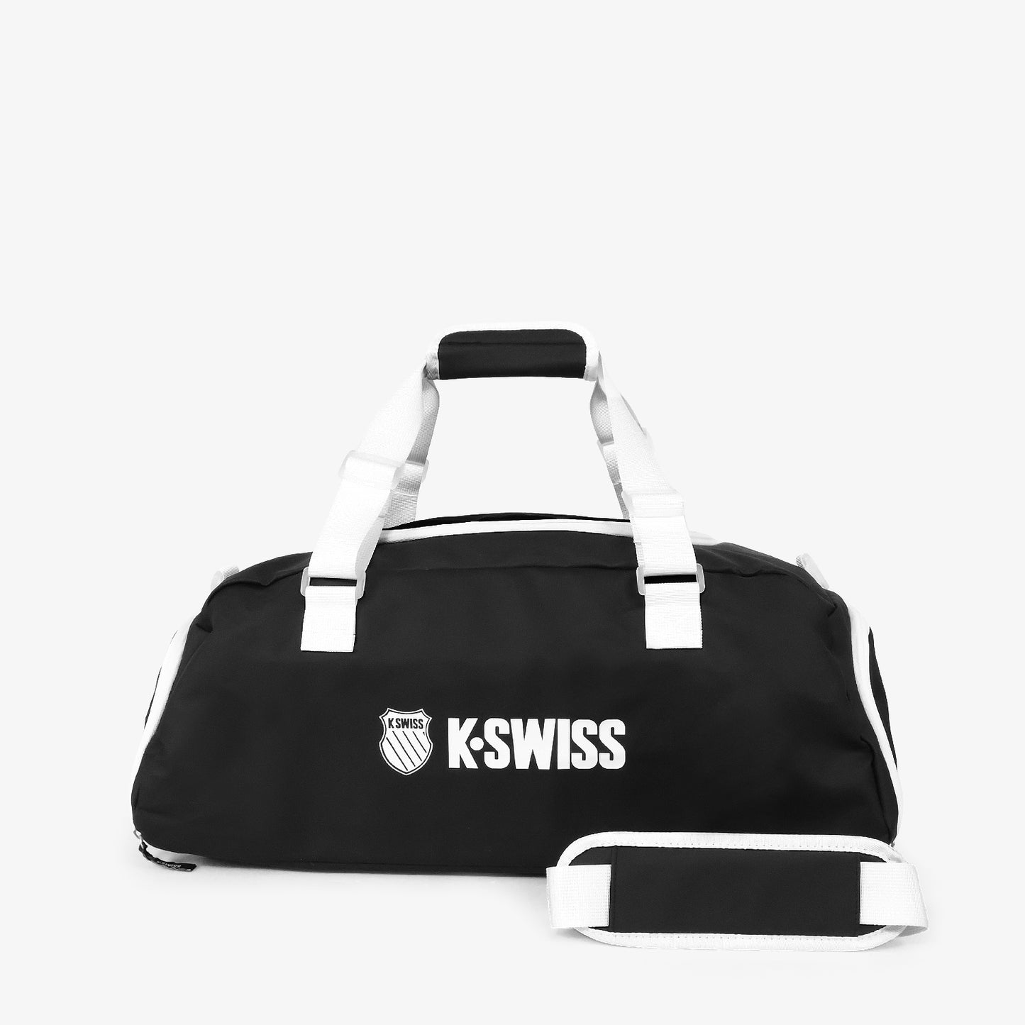 Sports Duffle Unisex Bag - Black White