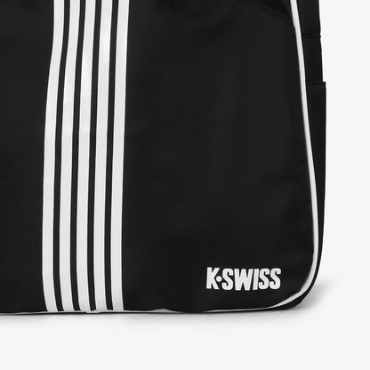 5 Stripes Tote Unisex Bag - Black Whiite