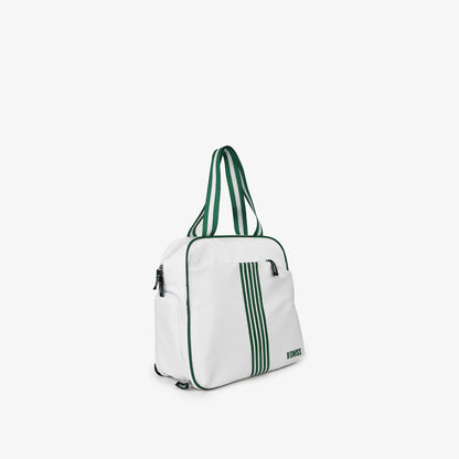 5 Stripes Tote Unisex Bag - Cream Green