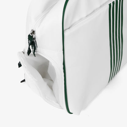 5 Stripes Tote Unisex Bag - Cream Green