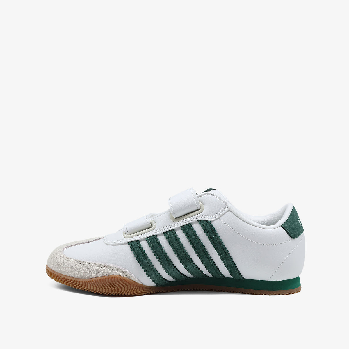 West Strap Women's Shoes - Cream White Green Gum