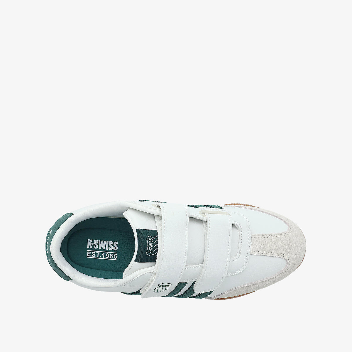 West Strap Women's Shoes - Cream White Green Gum