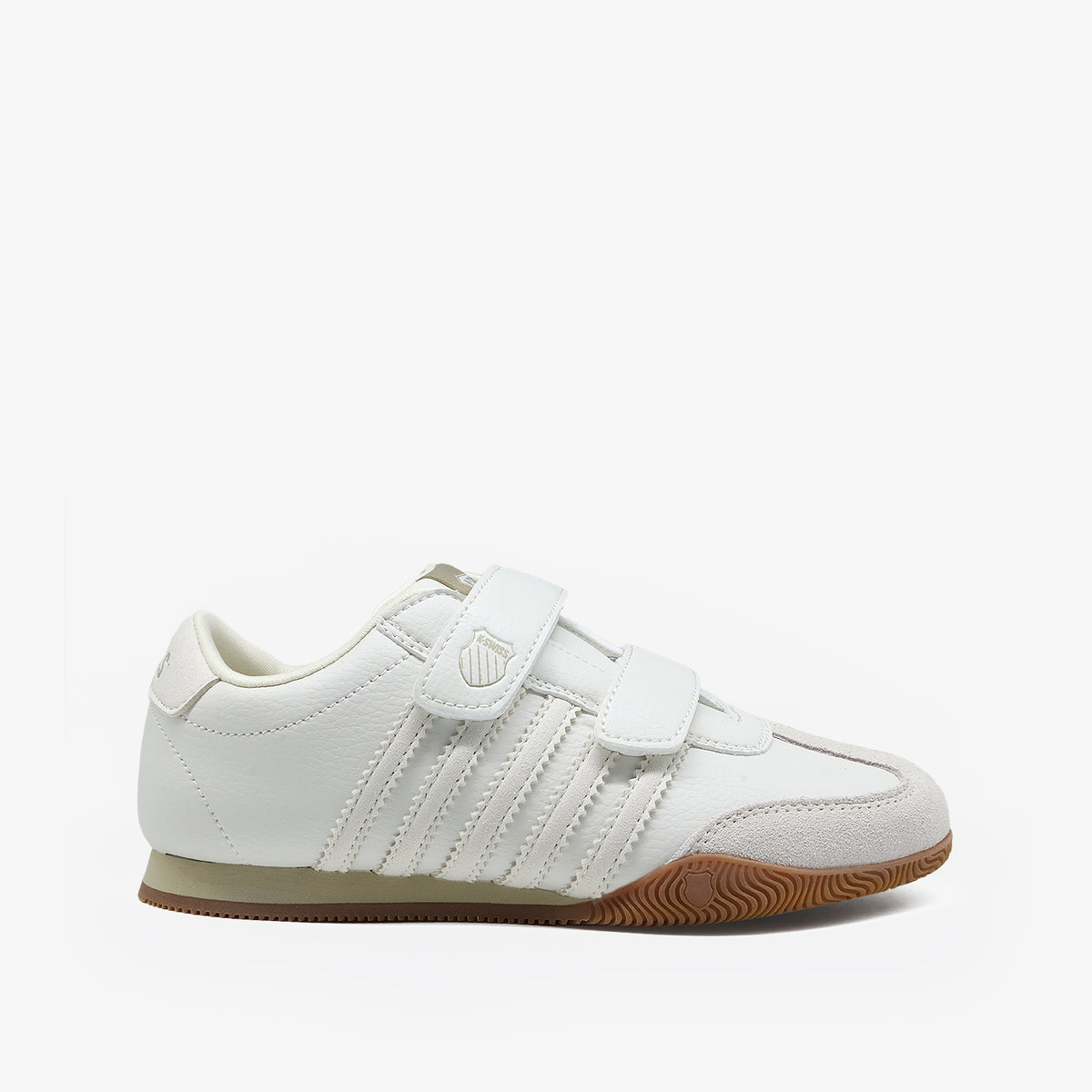 West Strap Women's Shoes - Cream White Taupe Gum