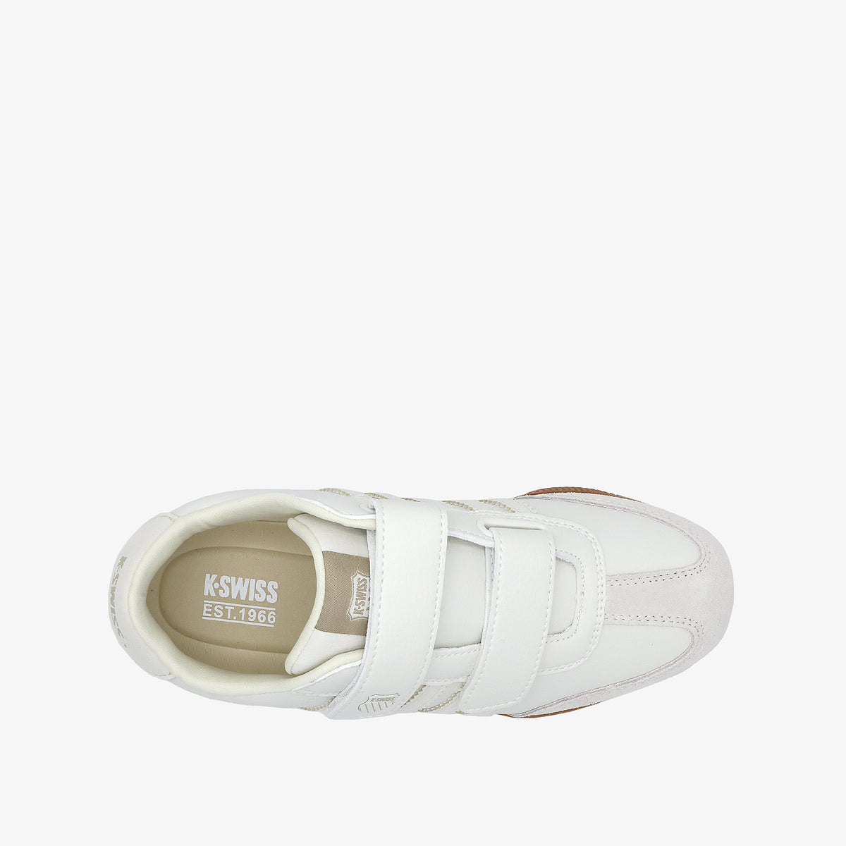 West Strap Women's Shoes - Cream White Taupe Gum