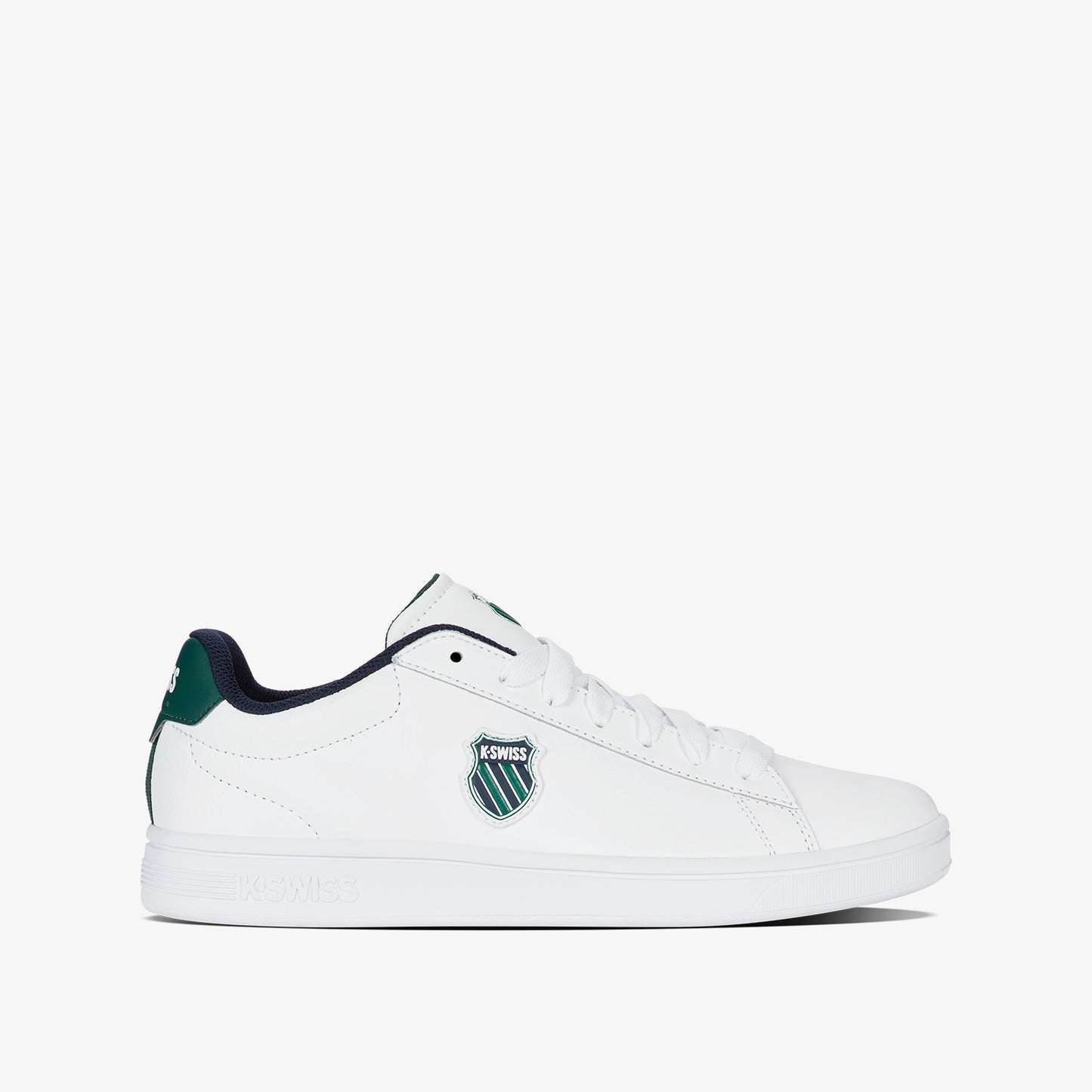 Court Shield II Men's Shoes - White/Rain Forest/Peacoat