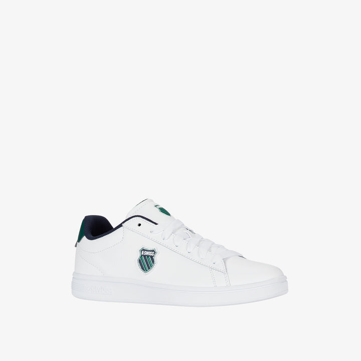 Court Shield II Men's Shoes - White/Rain Forest/Peacoat