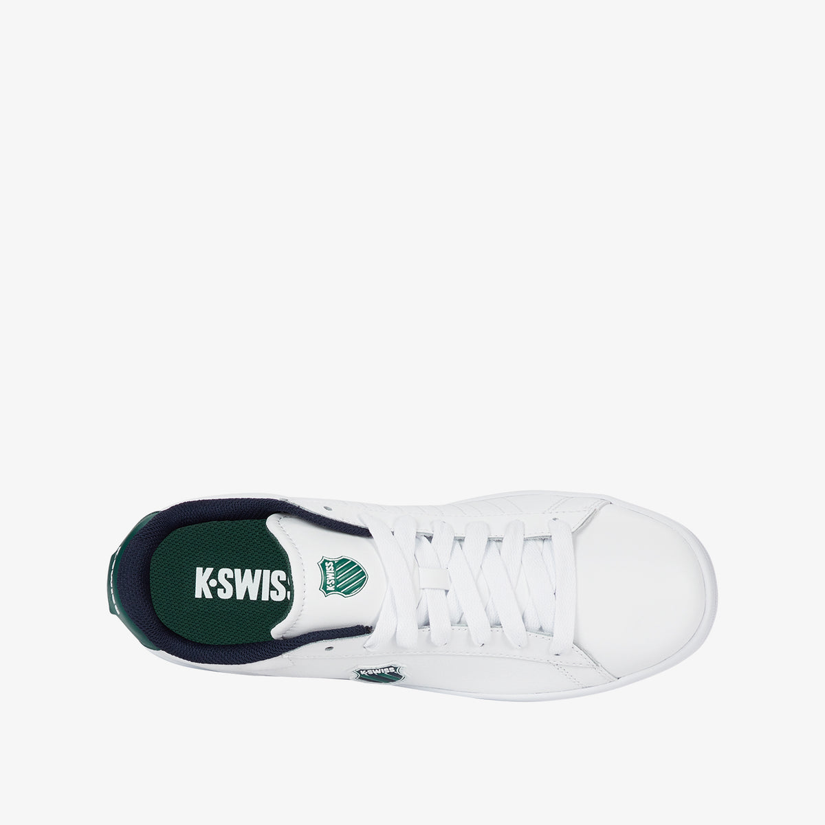 Court Shield II Men's Shoes - White/Rain Forest/Peacoat