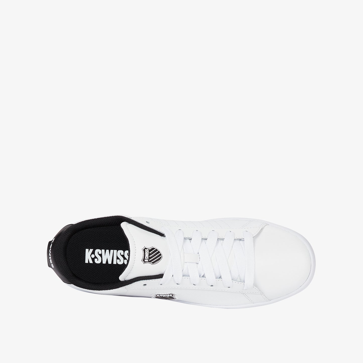 Court Shield II Men's Shoes - White/Black/December Sky Gray