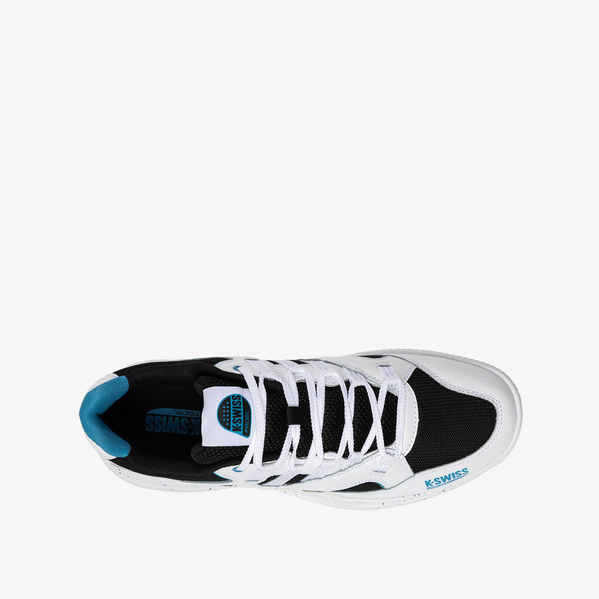 Tura Team Padel Men's Shoes - White/Black/Blue Moon