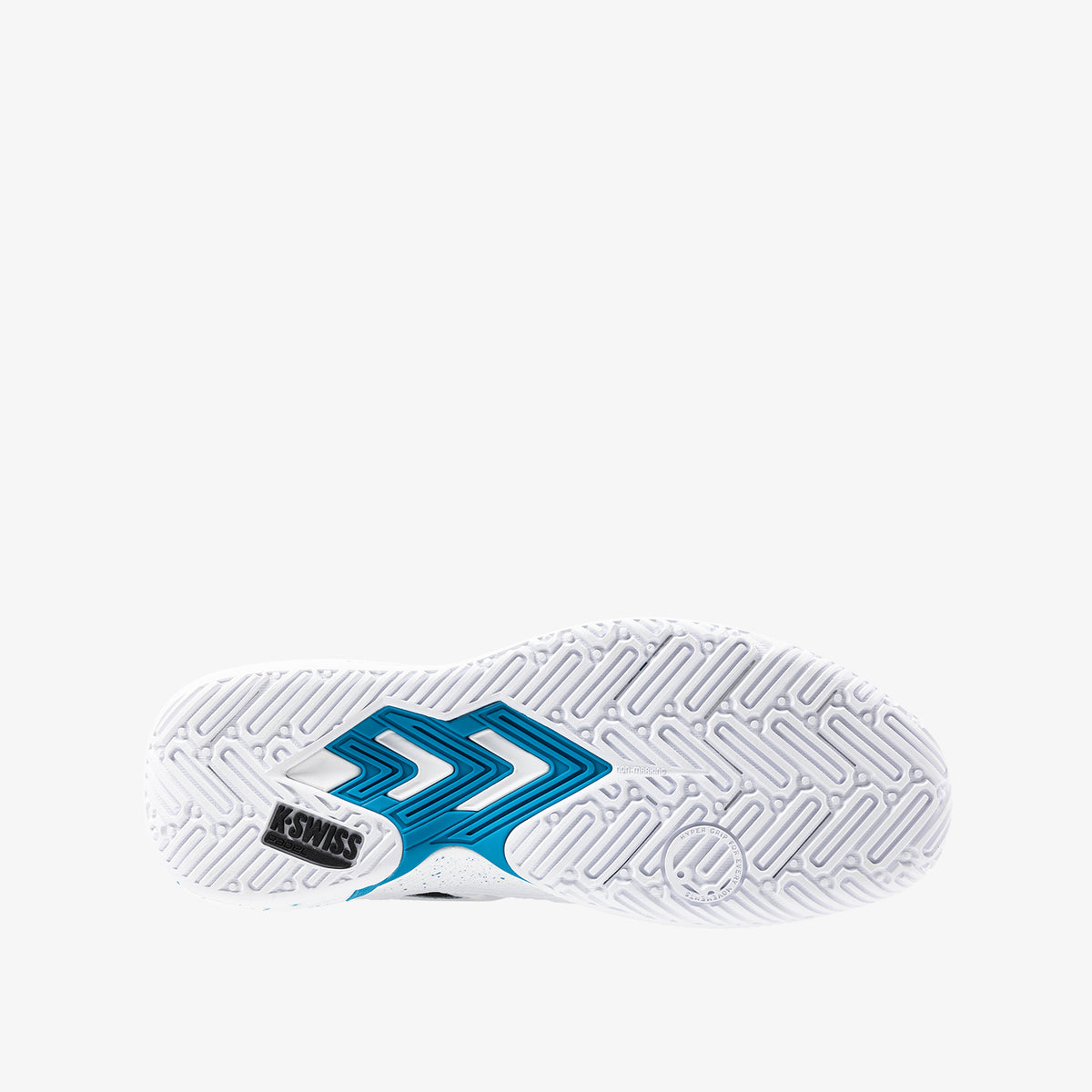 Tura Team Padel Men's Shoes - White/Black/Blue Moon