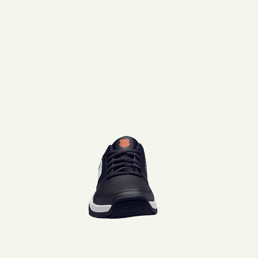 Court Express Men's Shoes - Jet Black/White/Spicy Orange