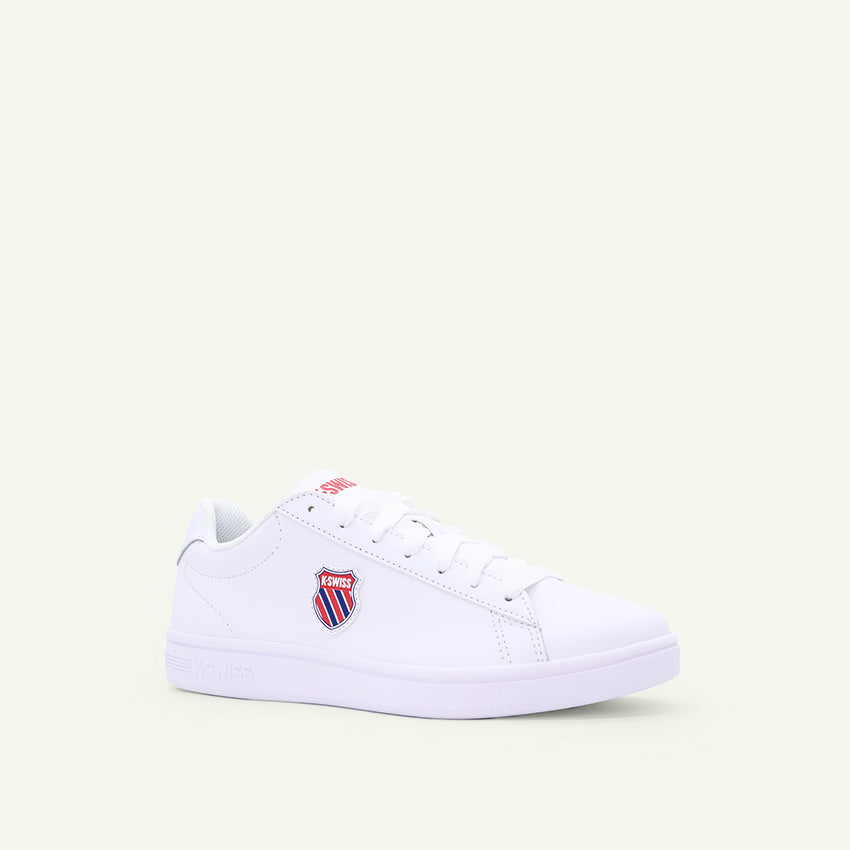 Court Shield Men's Shoes - White/Blue/Red/Corporate