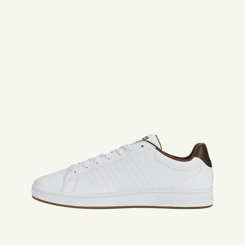 Court Shield Men's Shoes - White/Toasted Coconut/Chocolate Brown