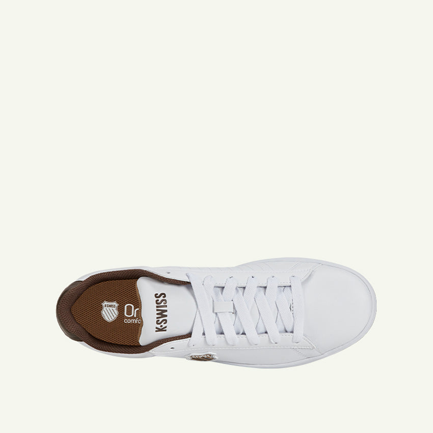 Court Shield Men's Shoes - White/Toasted Coconut/Chocolate Brown