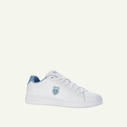 Court Shield Men's Shoes - White/Ashleigh Blue/Beryl Green
