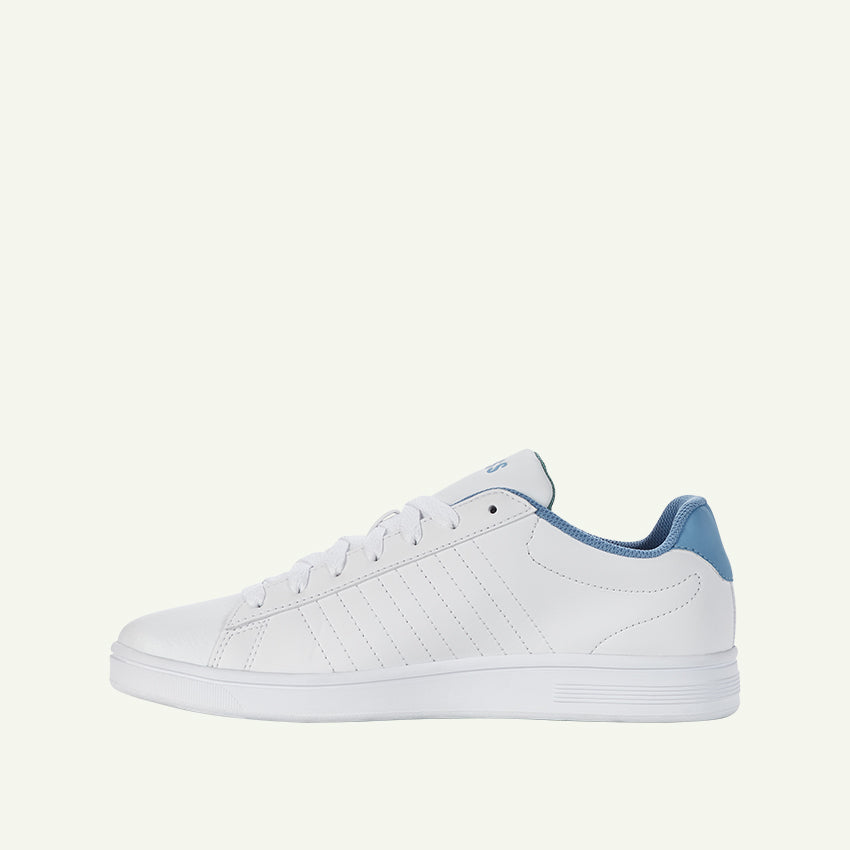 Court Shield Men's Shoes - White/Ashleigh Blue/Beryl Green