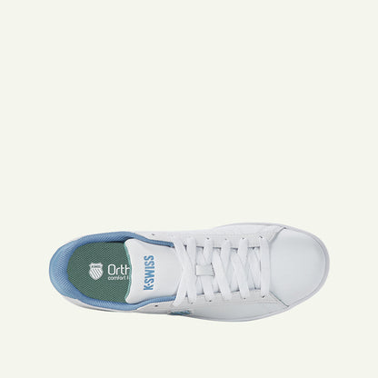 Court Shield Men's Shoes - White/Ashleigh Blue/Beryl Green