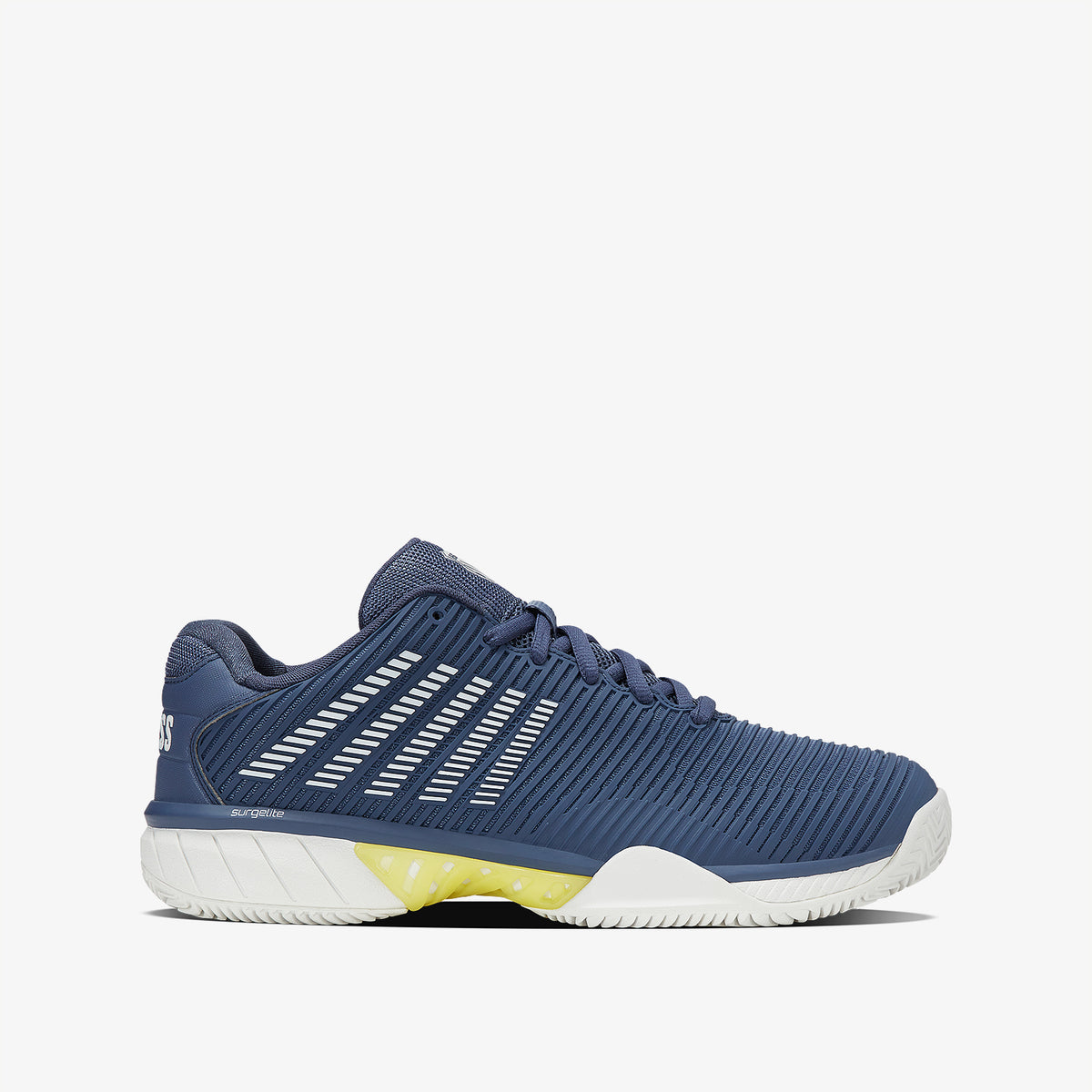 Hypercourt Express 2 Clay Men's Shoes - Vintage Indigo/Blanc De Blanc/Luminary Green