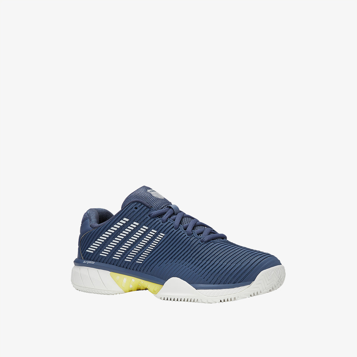 Hypercourt Express 2 Clay Men's Shoes - Vintage Indigo/Blanc De Blanc/Luminary Green