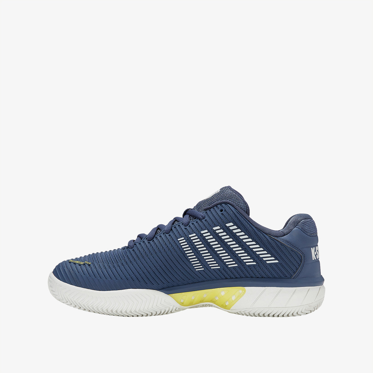 Hypercourt Express 2 Clay Men's Shoes - Vintage Indigo/Blanc De Blanc/Luminary Green
