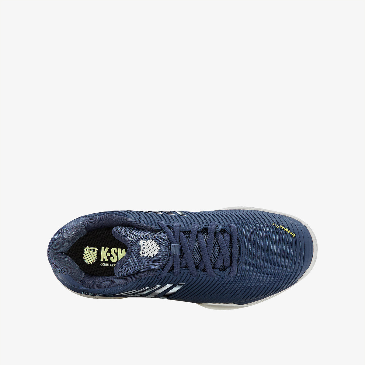Hypercourt Express 2 Clay Men's Shoes - Vintage Indigo/Blanc De Blanc/Luminary Green