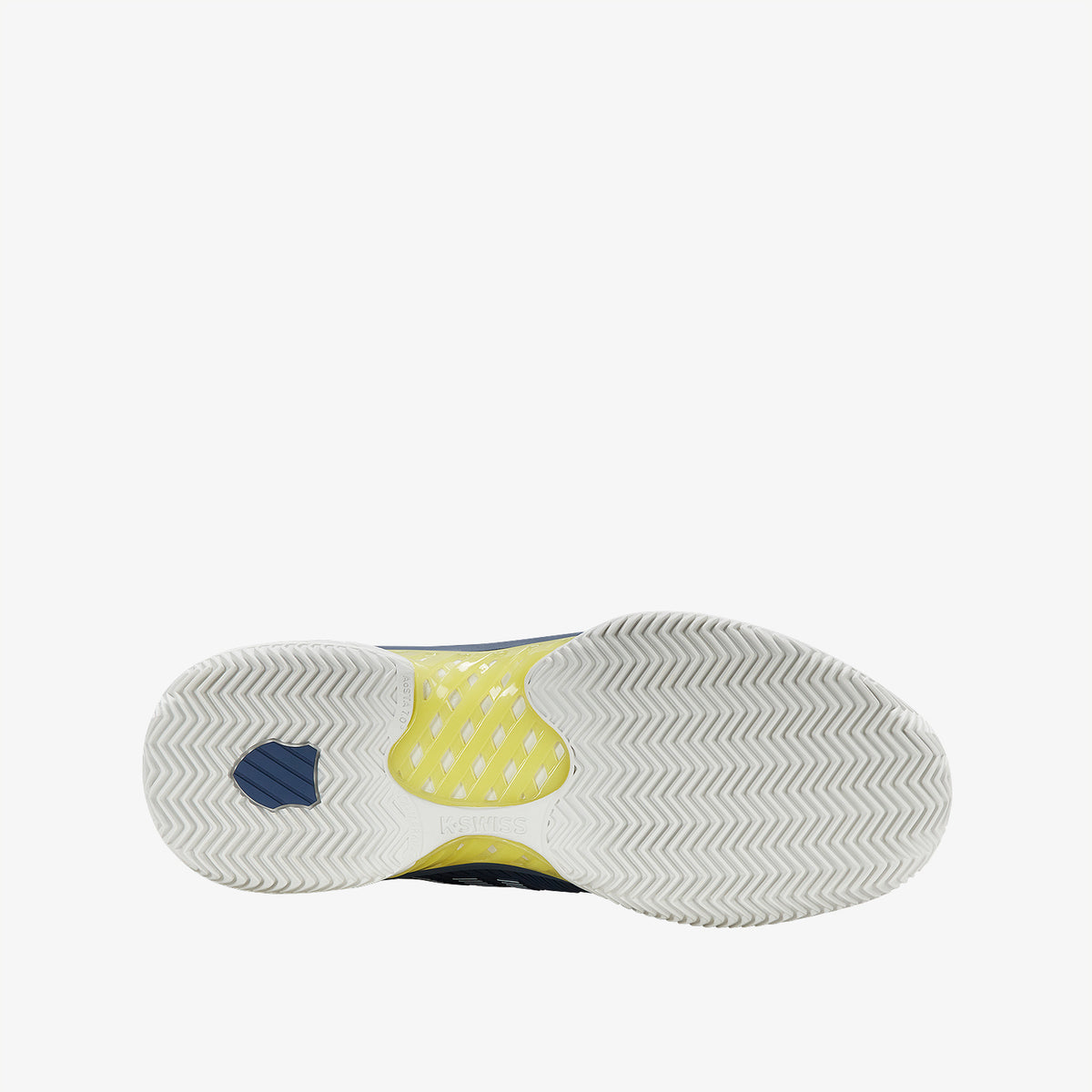 Hypercourt Express 2 Clay Men's Shoes - Vintage Indigo/Blanc De Blanc/Luminary Green