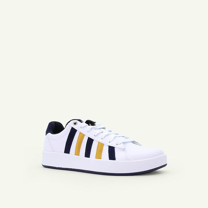 Court Cardiff Men's Shoes - White/Navy/Honey