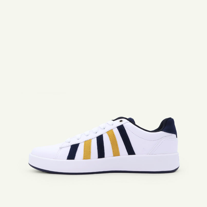 Court Cardiff Men's Shoes - White/Navy/Honey