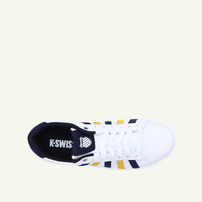 Court Cardiff Men's Shoes - White/Navy/Honey