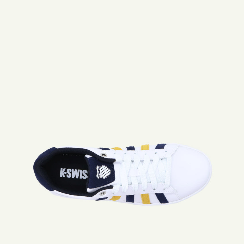 Court Cardiff Men's Shoes - White/Navy/Honey