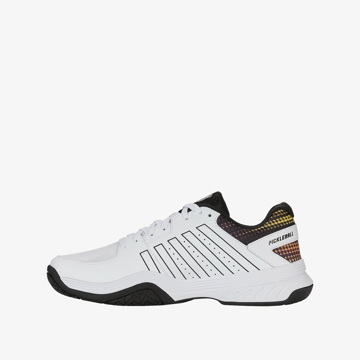 Court Express Pickleball Men's Shoes - White/Dubarry/Daffodil