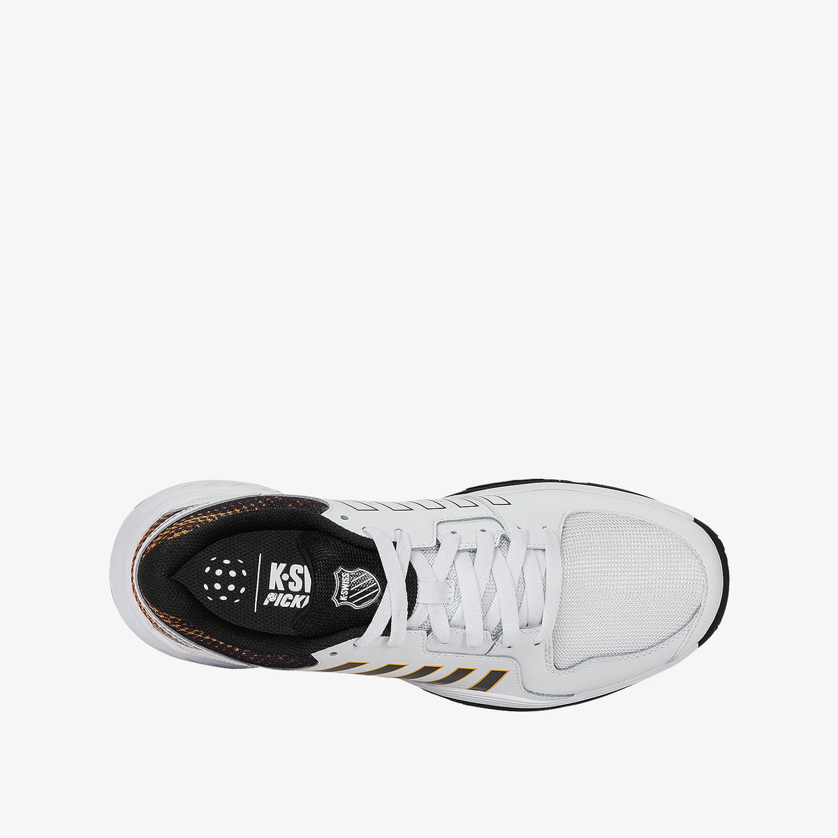 Court Express Pickleball Men's Shoes - White/Dubarry/Daffodil