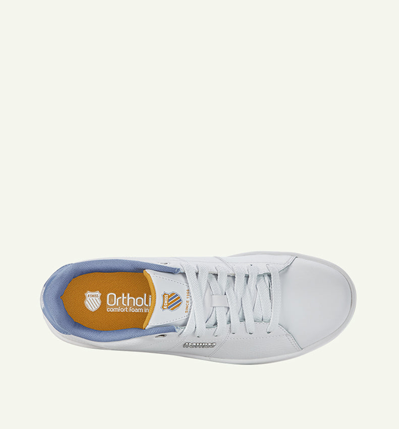 Court Cameo II Men's Shoes - White/Ashleigh Blue/Golden Spice