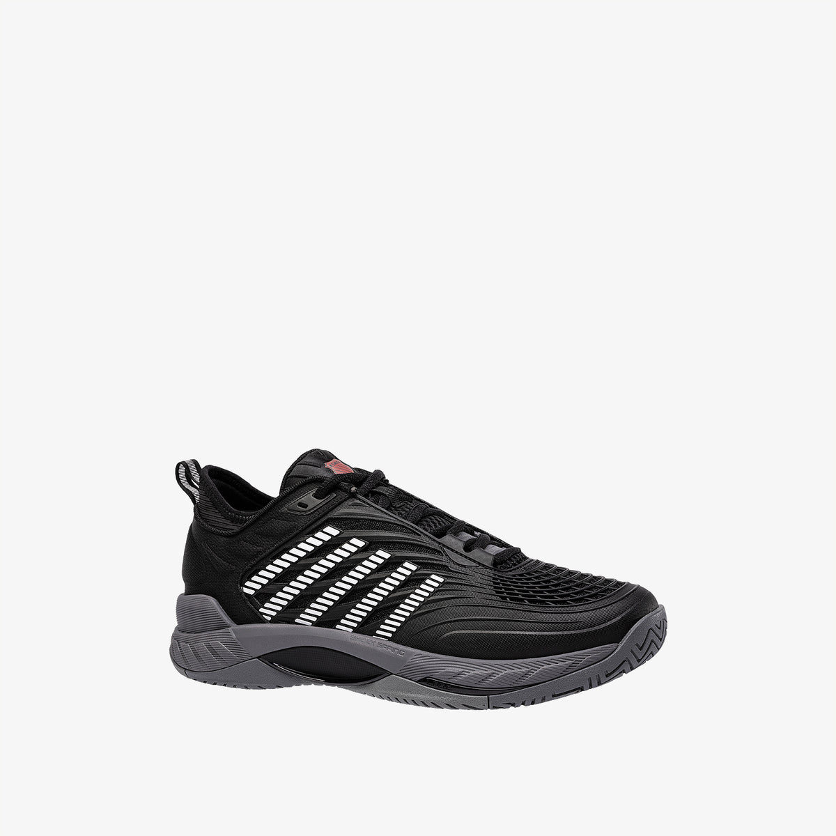 Hypercourt Supreme 2 Men's Shoes- Black/Steel Gray/Firey Red