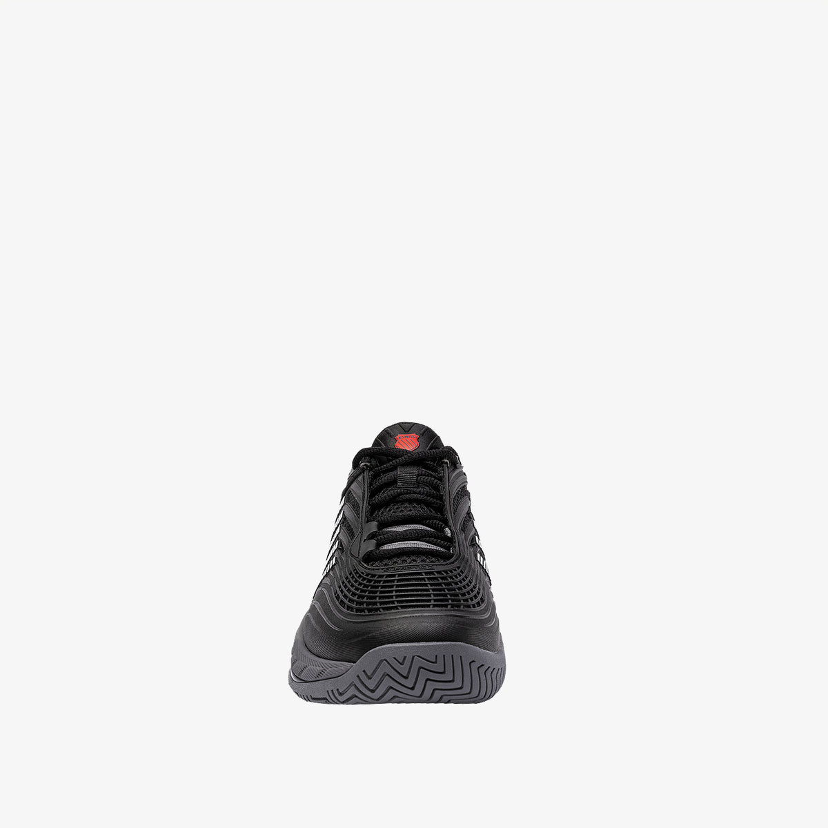 Hypercourt Supreme 2 Men's Shoes- Black/Steel Gray/Firey Red