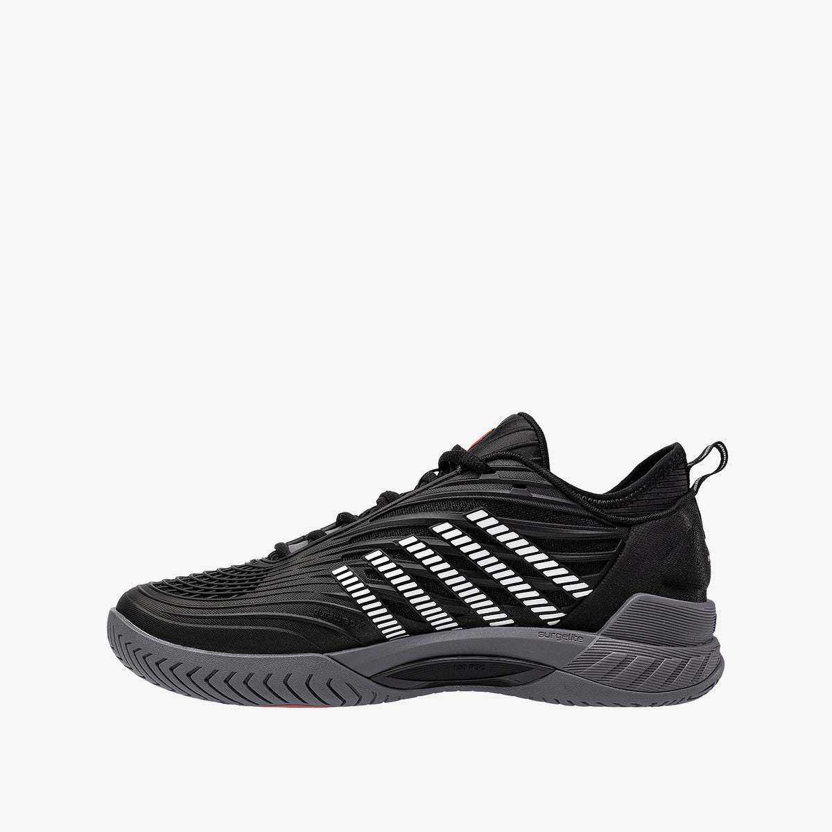 Hypercourt Supreme 2 Men's Shoes- Black/Steel Gray/Firey Red