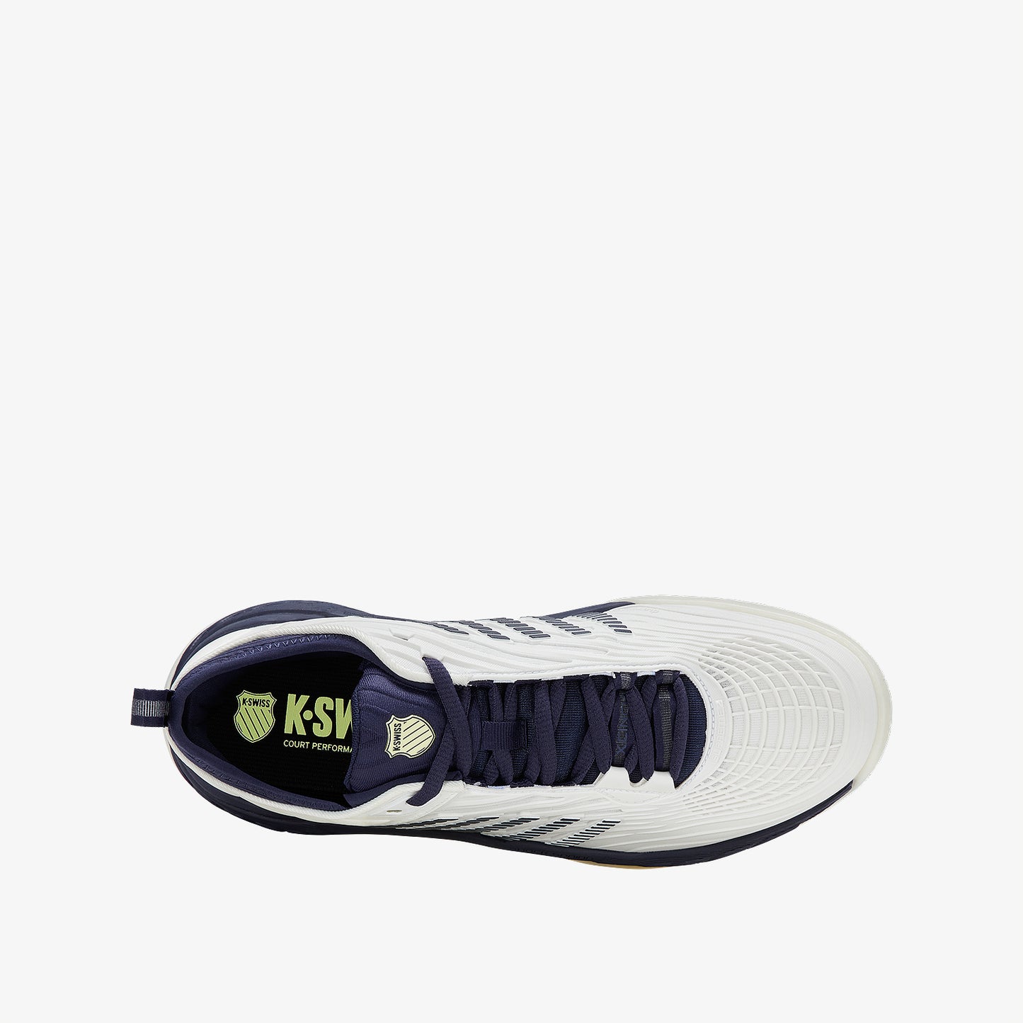 Hypercourt Supreme 2 Men's Shoes- Blanc De Blanc/Naval Academy/Luminary Green