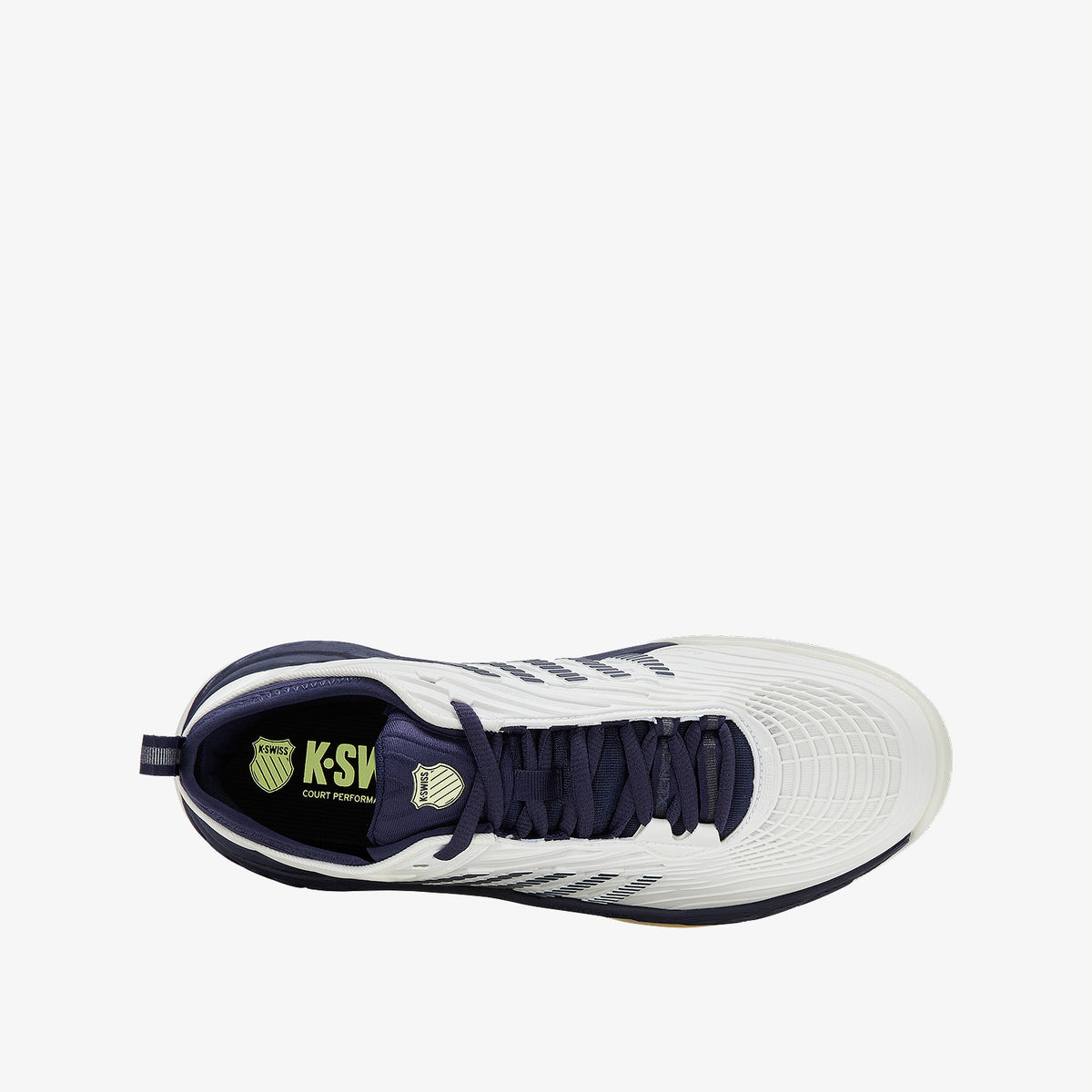 Hypercourt Supreme 2 Men's Shoes- Blanc De Blanc/Naval Academy/Luminary Green