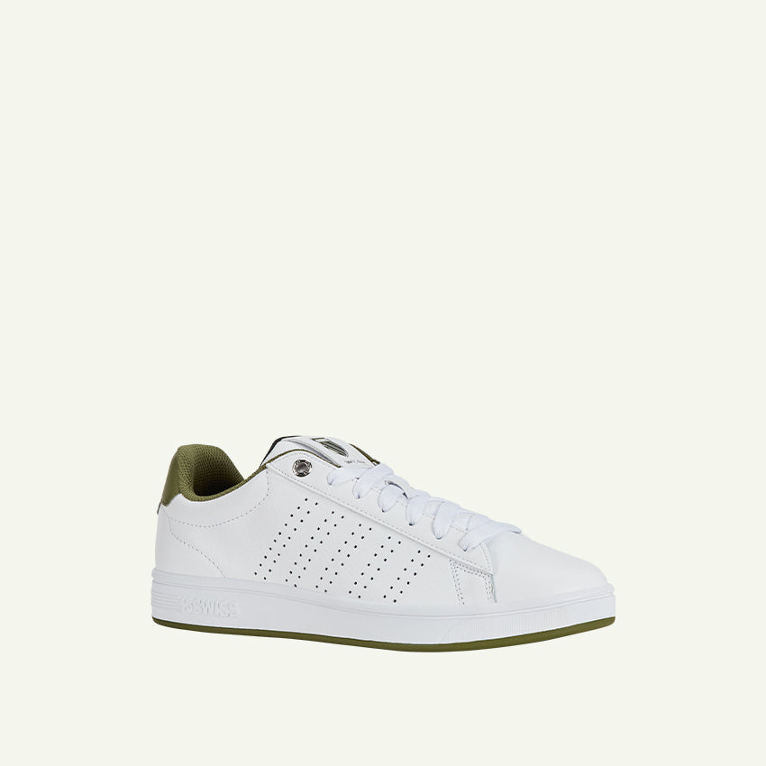 Base Court Men's Shoes - White/Mayfly/Black