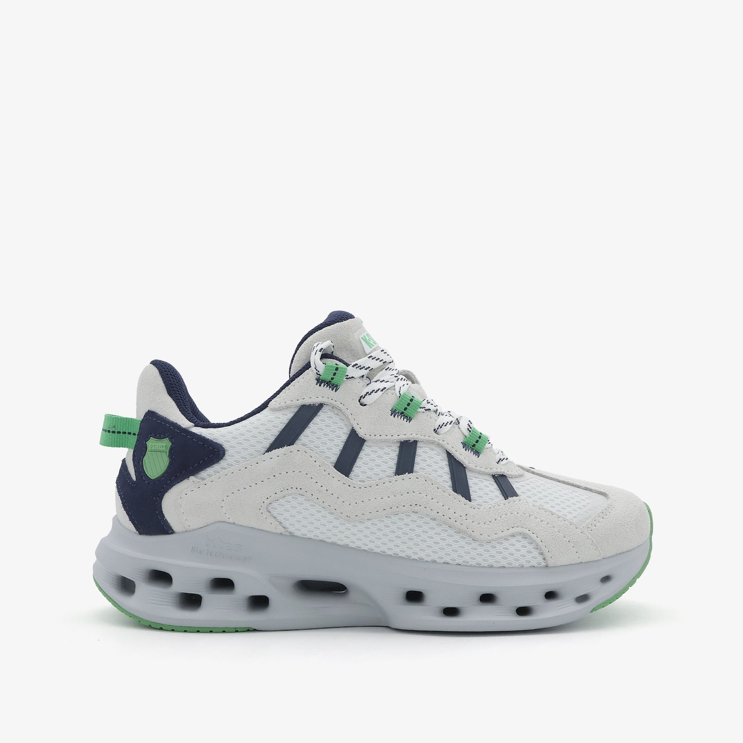 Tubes Lite RMX Men's Shoes - Blanc Naval Academy Vibrant Green